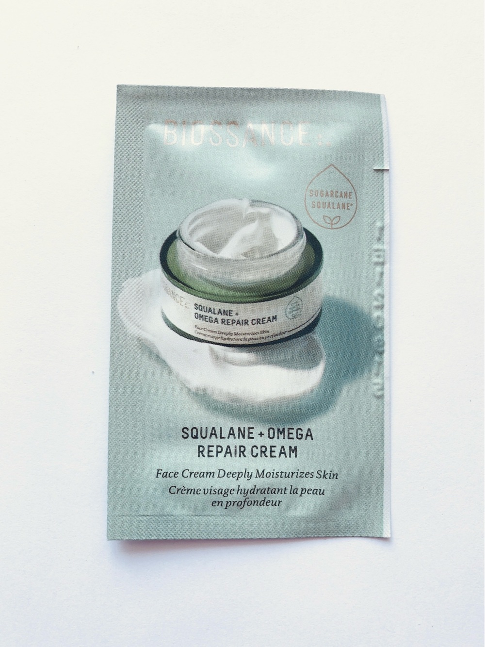 10/$10 Biossance Squalane + Omega Repair Cream Packet